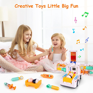 اسباب بازی ماشین آمبولانس موزیکال هولی تویز Hola Toys مدل E8997 _اسباب بازی نوزادی